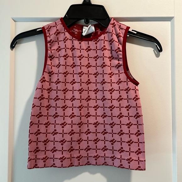 Urban Outfitters Tops - Urban outfitters pink stretchy crop top size S